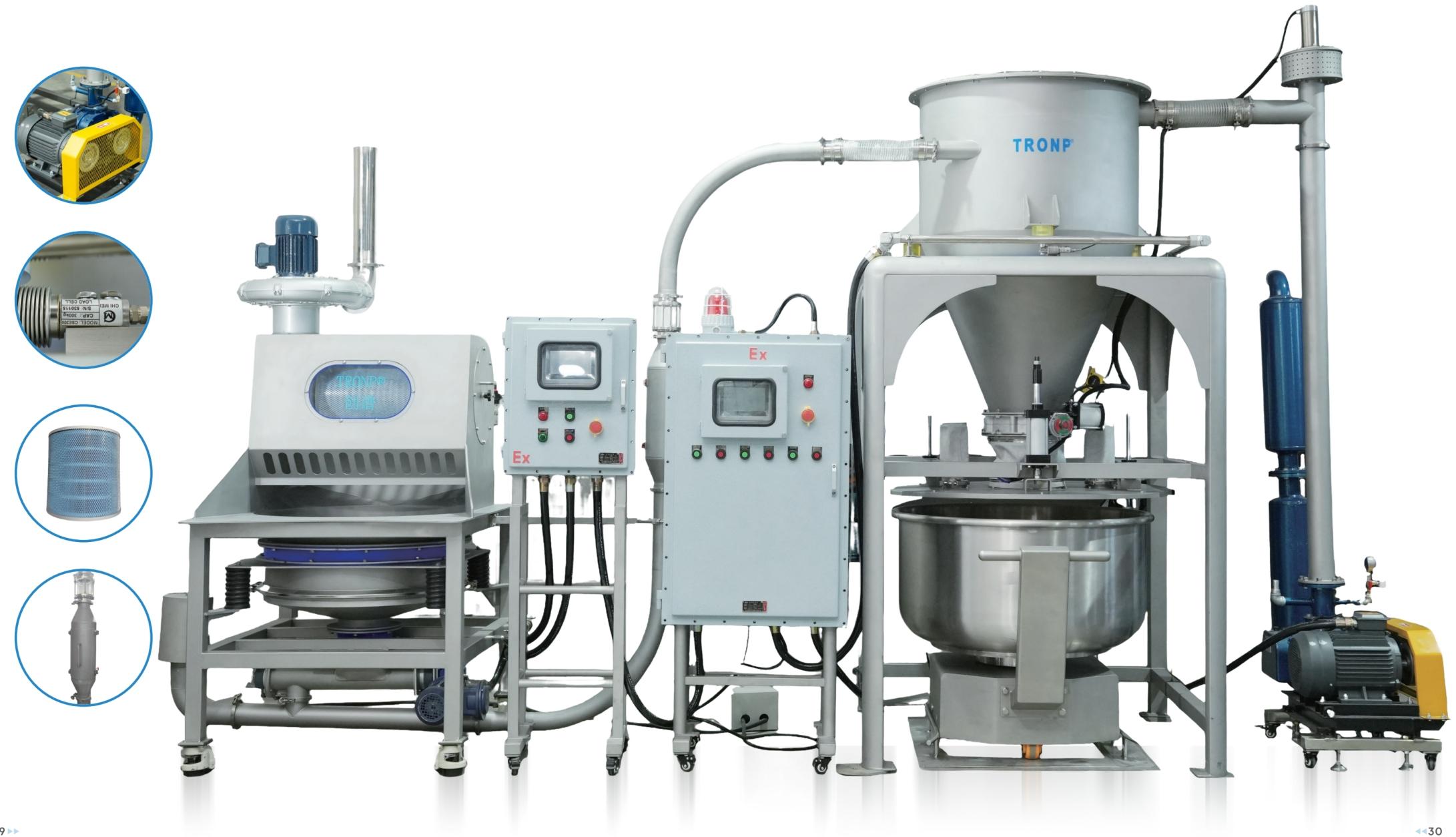 自动送粉系统 Automatic powder conveying system
